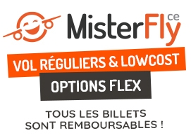 MisterFly - Billets d'avion pas cher !